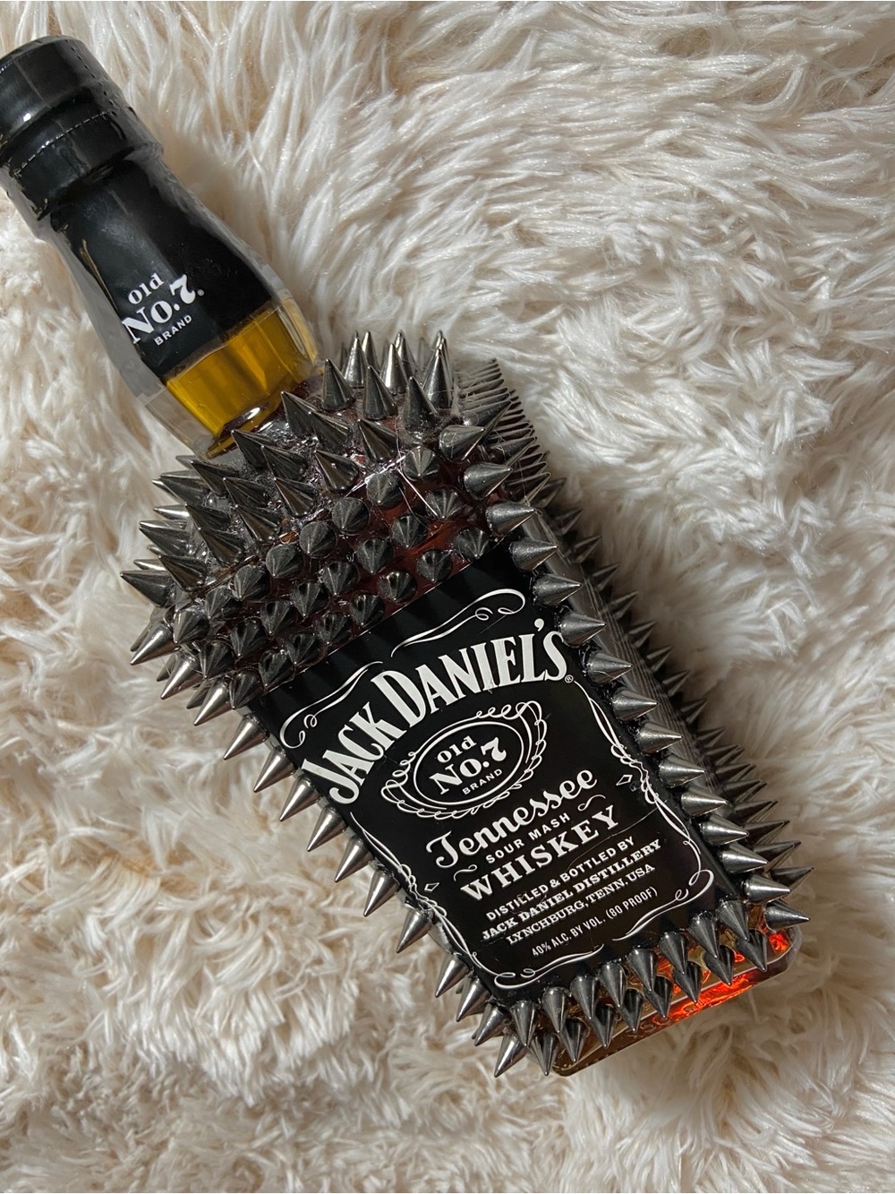 Jack Daniels with Spikes Hand-made